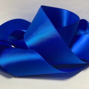 2 Rolls Royal Blue Sash Ribbon 1.5"